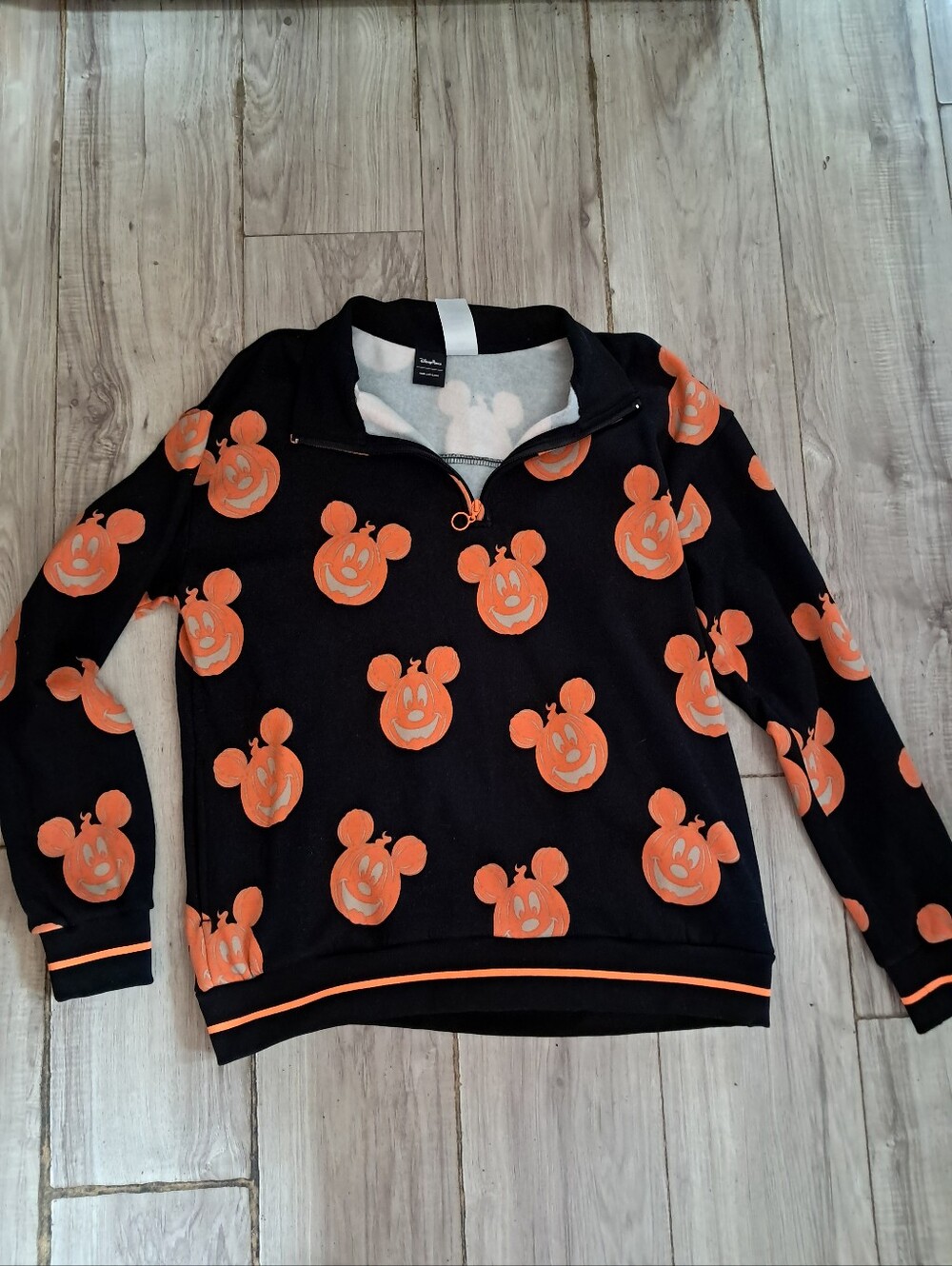 Disney Mickey Pumpkin Pullover Sweatshirt